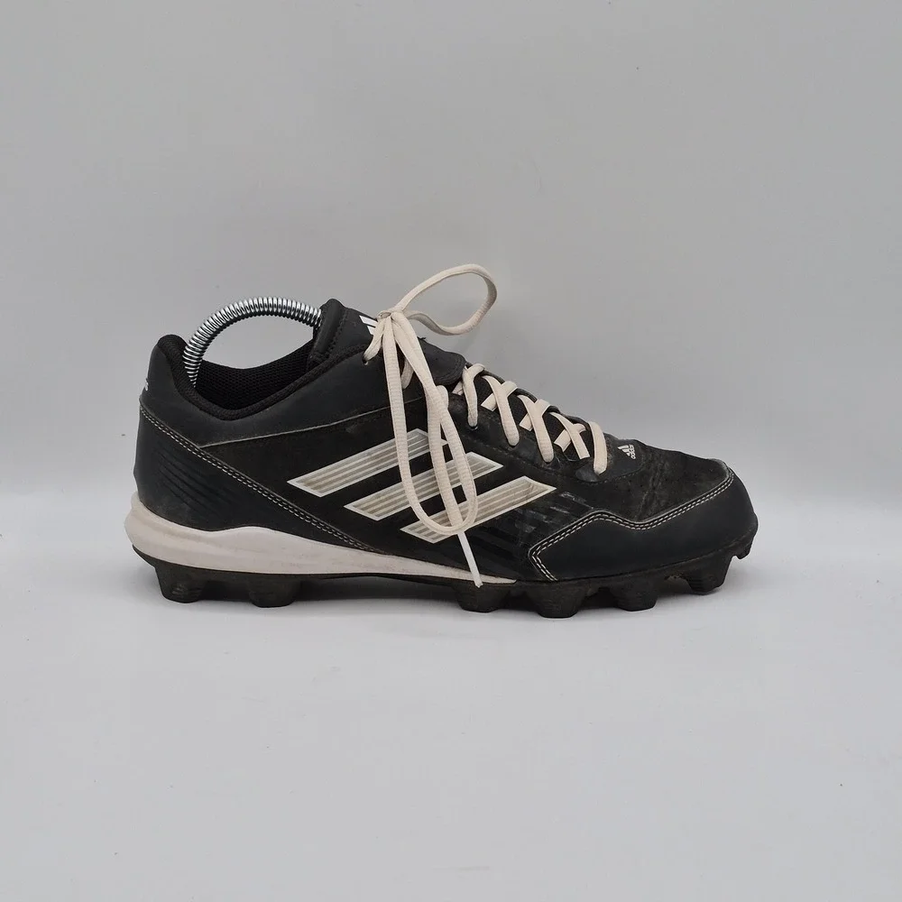 Adidas Baseball Cleats Shoes Mens Size 9 Black Low Top Molded Spikes‎ G67489
